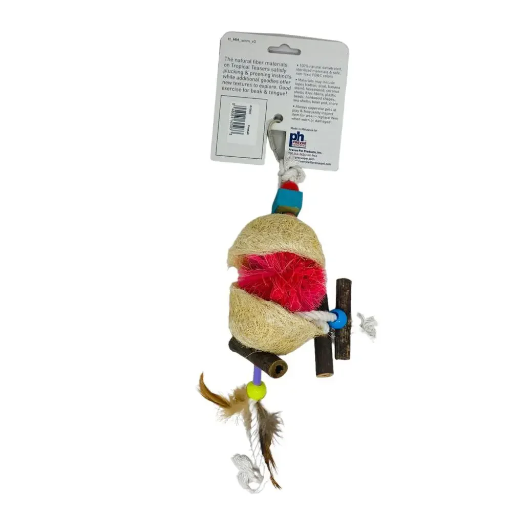 Tropical Teasers Fireball Bird Toy by Prevue Pet for Small and Medium Birds
